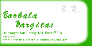 borbala margitai business card